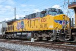 UP 6331 trails on a train leaving PTRA's North Yard